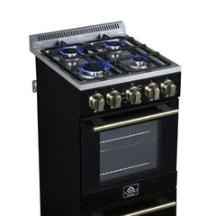 Forno Lamazze 20-Inch Freestanding Gas Range – Compact Design  - FFSGS6265-20