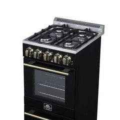 Forno Lamazze 20-Inch Freestanding Gas Range – Compact Design  - FFSGS6265-20