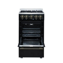 Forno Lamazze 20-Inch Freestanding Gas Range – Compact Design  - FFSGS6265-20