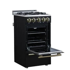 Forno Lamazze 20-Inch Freestanding Gas Range – Compact Design  - FFSGS6265-20