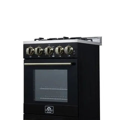 Forno Lamazze 20-Inch Freestanding Gas Range – Compact Design  - FFSGS6265-20