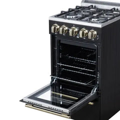 Forno Lamazze 20-Inch Freestanding Gas Range – Compact Design  - FFSGS6265-20
