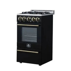 Forno Lamazze 20-Inch Freestanding Gas Range – Compact Design  - FFSGS6265-20