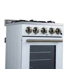 Forno Lamazze 20-Inch Freestanding Gas Range – Compact Design  - FFSGS6265-20