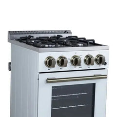Forno Lamazze 20-Inch Freestanding Gas Range – Compact Design  - FFSGS6265-20