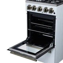 Forno Lamazze 20-Inch Freestanding Gas Range – Compact Design  - FFSGS6265-20