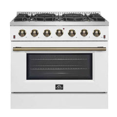 Forno 36" Galiano Gas Range with 6 Burners - FFSGS6244-36