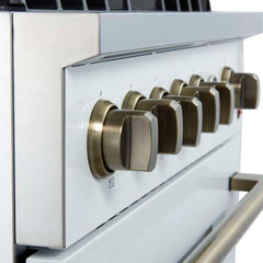 Forno Giovanni 30" Gas Range with 5 Burners, 4.32 cu.ft. Convection Oven, and Temperature Gauge - FFSGS6274-30