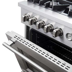 Forno Giovanni 30" Gas Range with 5 Burners, 4.32 cu.ft. Convection Oven, and Temperature Gauge - FFSGS6274-30