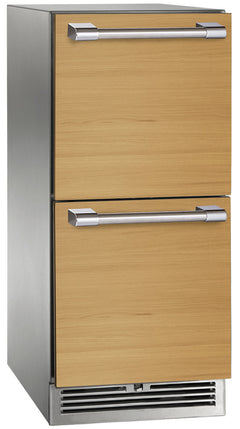 Perlick 15" Signature Series Marine & Coastal Refrigerated Drawers - Outdoor Refrigerator Drawers - HP15RM-4