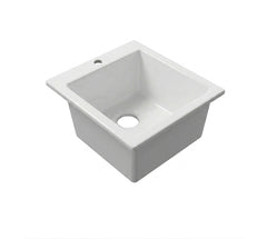 LaToscana Bar Sink Fireclay Drop-In – 16 x 20 x 8.5 – Single Hole - PO0201710 - The Home Selection