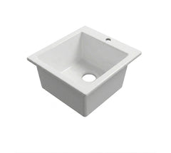 LaToscana Bar Sink Fireclay Drop-In – 16 x 20 x 8.5 – Single Hole - PO0201710 - The Home Selection