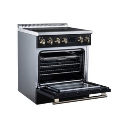 Forno Torino 30 Inch Induction Range with True Convection and Air Fry - FFSIN0936-30 - The Home Selection