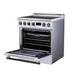 Forno Torino 30 Inch Induction Range with True Convection and Air Fry - FFSIN0936-30 - The Home Selection
