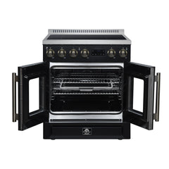 Forno Torino 30 Inch French Door Induction Range with Air Fryer and True Convection Oven - FFSIN0950-30 - The Home Selection
