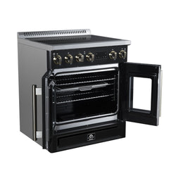 Forno Torino 30 Inch French Door Induction Range with Air Fryer and True Convection Oven - FFSIN0950-30 - The Home Selection