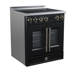 Forno Torino 30 Inch French Door Induction Range with Air Fryer and True Convection Oven - FFSIN0950-30 - The Home Selection