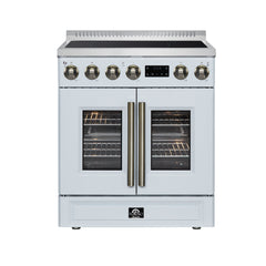 Forno Torino 30 Inch French Door Induction Range with Air Fryer and True Convection Oven - FFSIN0950-30 - The Home Selection