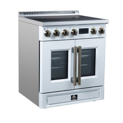 Forno Torino 30 Inch French Door Induction Range with Air Fryer and True Convection Oven - FFSIN0950-30 - The Home Selection