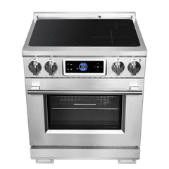 Forno Maximus 30-Inch Induction Range – Stainless Steel – Air Fryer – True Convection – Air Sous Vide – 4.32 Cu. Ft. Oven - FFSIN0968-30