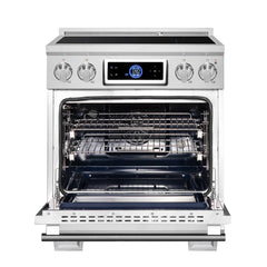 Forno Maximus 30-Inch Induction Range – Stainless Steel – Air Fryer – True Convection – Air Sous Vide – 4.32 Cu. Ft. Oven - FFSIN0968-30