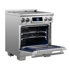 Forno Maximus 30-Inch Induction Range – Stainless Steel – Air Fryer – True Convection – Air Sous Vide – 4.32 Cu. Ft. Oven - FFSIN0968-30
