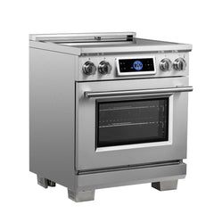 Forno Maximus 30-Inch Induction Range – Stainless Steel – Air Fryer – True Convection – Air Sous Vide – 4.32 Cu. Ft. Oven - FFSIN0968-30