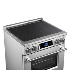 Forno Maximus 30-Inch Induction Range – Stainless Steel – Air Fryer – True Convection – Air Sous Vide – 4.32 Cu. Ft. Oven - FFSIN0968-30