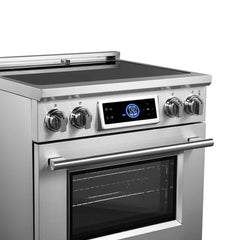 Forno Maximus 30-Inch Induction Range – Stainless Steel – Air Fryer – True Convection – Air Sous Vide – 4.32 Cu. Ft. Oven - FFSIN0968-30