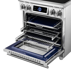 Forno Maximus 30-Inch Induction Range – Stainless Steel – Air Fryer – True Convection – Air Sous Vide – 4.32 Cu. Ft. Oven - FFSIN0968-30