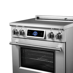Forno Maximus 30-Inch Induction Range – Stainless Steel – Air Fryer – True Convection – Air Sous Vide – 4.32 Cu. Ft. Oven - FFSIN0968-30
