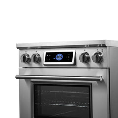 Forno Maximus 30-Inch Induction Range – Stainless Steel – Air Fryer – True Convection – Air Sous Vide – 4.32 Cu. Ft. Oven - FFSIN0968-30