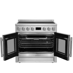 Forno Torino 36 Inch French Door Induction Range with Air Fryer and True Convection Oven - FFSIN0950-36