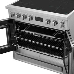 Forno Torino 36 Inch French Door Induction Range with Air Fryer and True Convection Oven - FFSIN0950-36