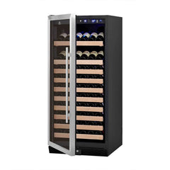 KingsBottle 24" Kitchen Wine Refrigerator Freestanding 100 Bottle  - KBU100WX