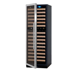 KingsBottle 24" Large Wine Refrigerator With Glass Door 164 Bottle - KBU170DX