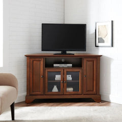 Crosley Lafayette Corner Tv Stand For 50+ Inch Tv - KF10006BMA