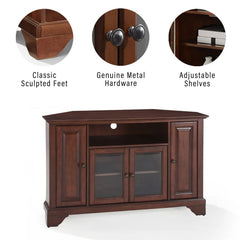 Crosley Lafayette Corner Tv Stand For 50+ Inch Tv - KF10006BMA