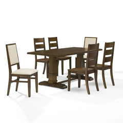 Crosley Joanna 126 Inch 7pc Dining Set  -   KF13070