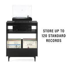 Crosley Liam 3pc Record Player Stand And Vinyl Storage Set - KF13124