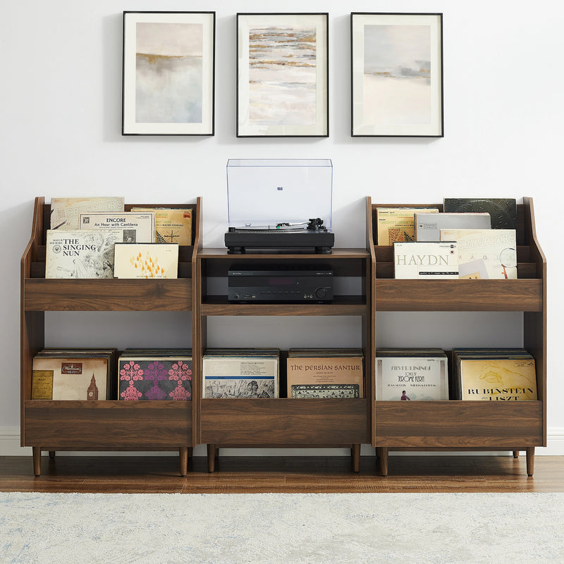 Crosley Liam 3pc Record Player Stand And Vinyl Storage Set - KF13124