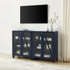 Crosley Cassai 2-piece Media Sideboard Cabinet Set - KF13133