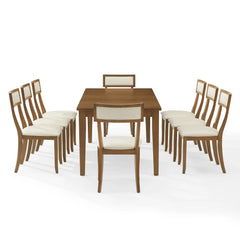 Crosley  Alessia 9-piece Dining Table Set For 8 - KF20059BR-CR