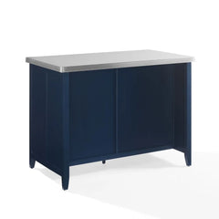 Crosley Silvia Stainless Steel Top Kitchen Island - KF30080SS