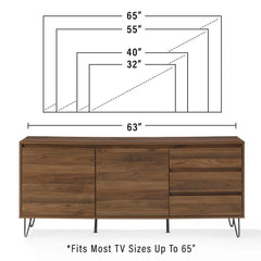 Crosley Teagan Record Storage Sideboard - KF33040BR