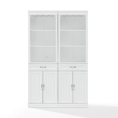 Crosley Stanton 2-piece Bar Cabinet Set - KF33042WH
