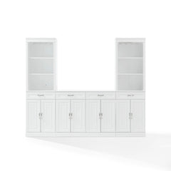 Crosley Stanton 3-piece Sideboard And Bar Cabinet Set - KF33043WH
