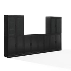 Crosley Essen 3-piece Sideboard And Glass Door Pantry Set - KF33068BK