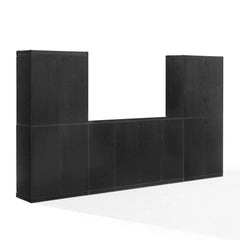 Crosley Essen 3-piece Sideboard And Glass Door Pantry Set - KF33068BK