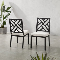 Crosley Locke 2pc Outdoor Dining Chair Set - KO60050MB-CR